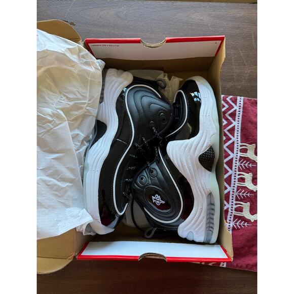 Nike Air Penny 2 “Black Patent” – Men’s 10 – New in Box – Retro Hoops Classic - Picture 3 of 6